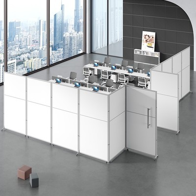 折叠移动屏风办公室隔断遮挡板