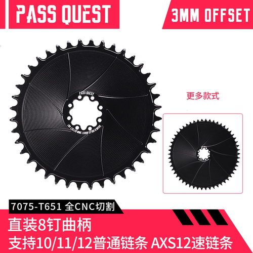 PASSQUEST8钉正负齿单盘封闭盘