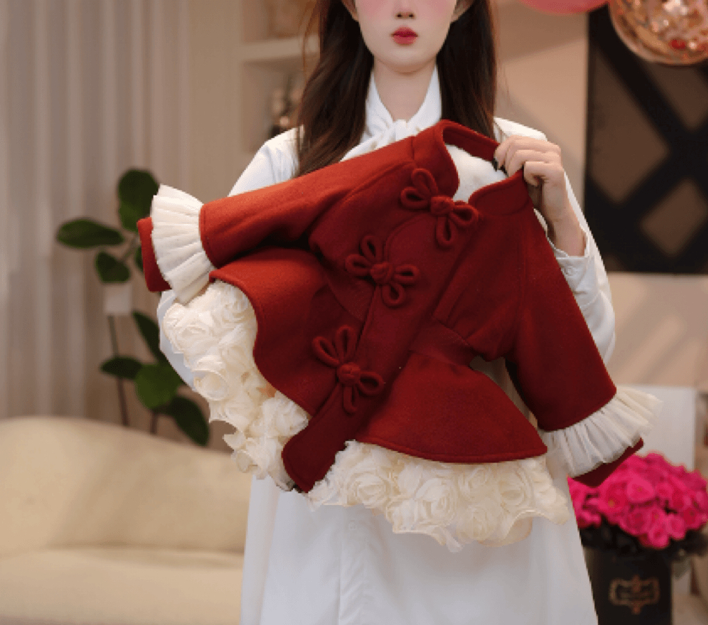 冬季新款小众设计拼接蓬蓬纱盘扣保暖时尚百搭洋气外套氛围感女童,童装/婴儿装/亲子装,普通外套,淘宝优惠券,粉丝福利购,淘宝优惠卷