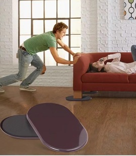 hillc椭圆形家具助滑垫加厚耐磨滑垫轻松移动沙发床具保护地板