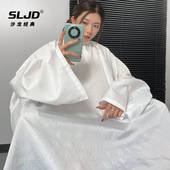 网红带袖 围布发廊专用不沾发美发高档专用定制理发店剪头发不沾发