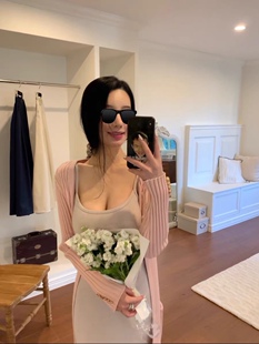 孙智惠韩国定制“ji致品味”慵懒随性长袖开衫长款秋冬外套