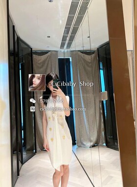 5/31 22点上新 ba1main改良版白色领结针织飘带连衣裙