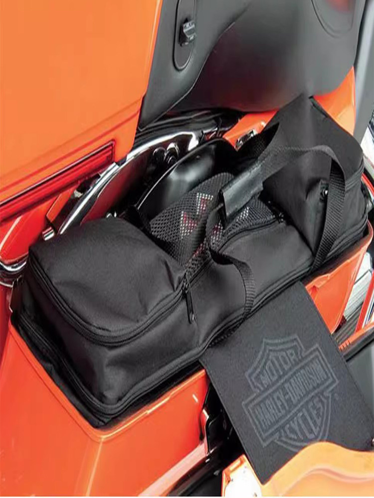 할리 그랜드 글라이더 스트리트 글라이더 로드 킹 수정 액세서리 사이드 백 라이너 사이드 박스 도구 가방 보관 가방