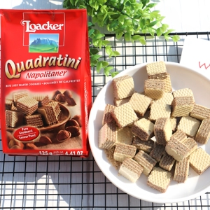 意大利进口莱家榛子巧克力夹心威化饼干休闲办公儿童网红小零食