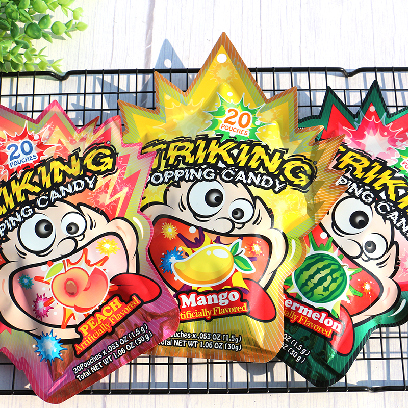 香港striking索劲跳跳糖爆炸糖30g*3包儿童怀旧创意网红糖果零食