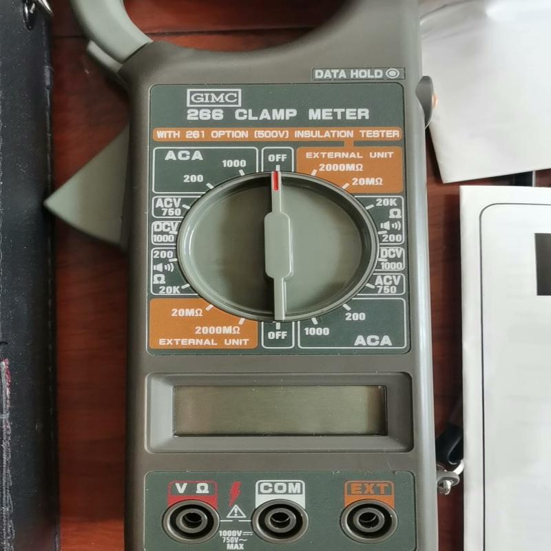 美伦GIMC  266万用表，全新带包带盒，说明书。