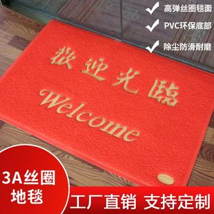 3A入户防滑地垫进出门蹭土防灰蹭脚垫出入平安和欢迎光临丝圈地垫