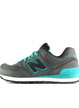 New Balance 574 防滑耐磨 缓震 舒适透气运动休闲鞋WL574MBK