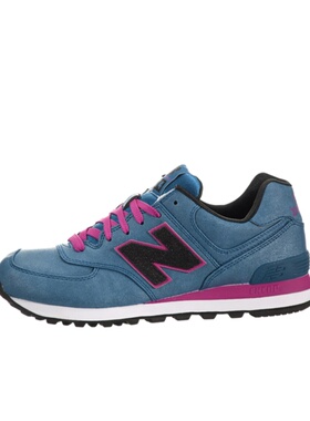 New Balance NB 夏男女情侣款薄底轻便运动休闲鞋WL574MBR