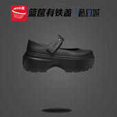 新款 2024秋季 防滑沙滩鞋 厚底凉鞋 060 CROCS卡骆驰女款 209939 鞋