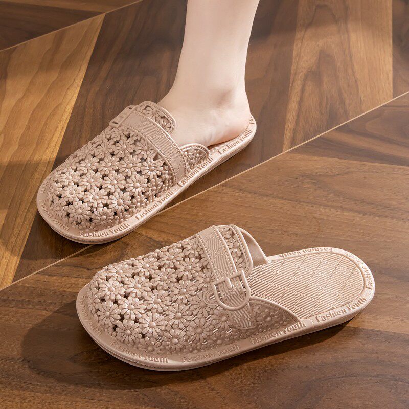 踩屎感洞洞鞋凉拖鞋女外穿夏居家居防滑防臭潮流舒适软底包头透气