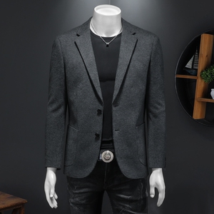 2026含羊毛男士修身西服-电商D252-6221P200假模图片