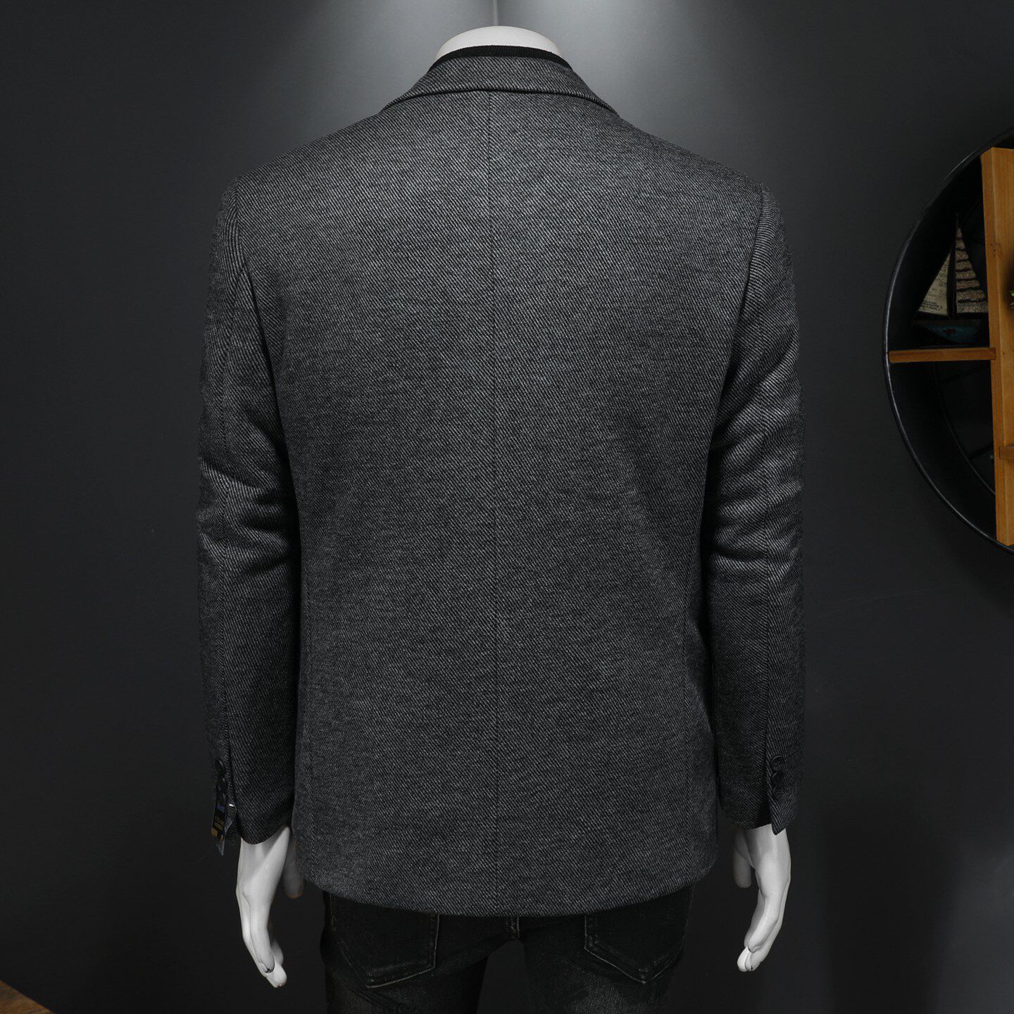 2025冬款男士西服羽绒90白鸭绒-电商D252-8205P255假模,男装西服,电商D252