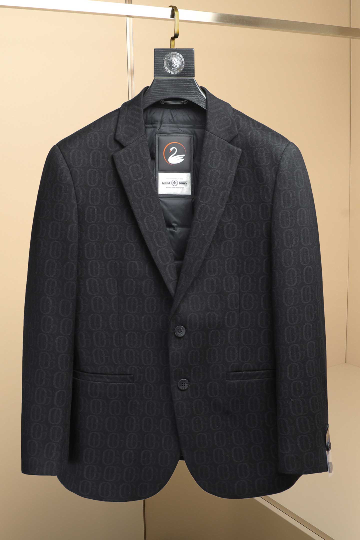 2025冬款男士西服羽绒90白鸭绒-D252-8215P255挂拍,男装西服,电商D252
