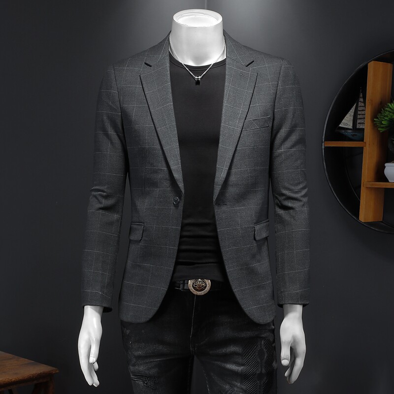 2026春款男士时尚修身西装电商D2528622P160假模，男装西服套装，电商D252