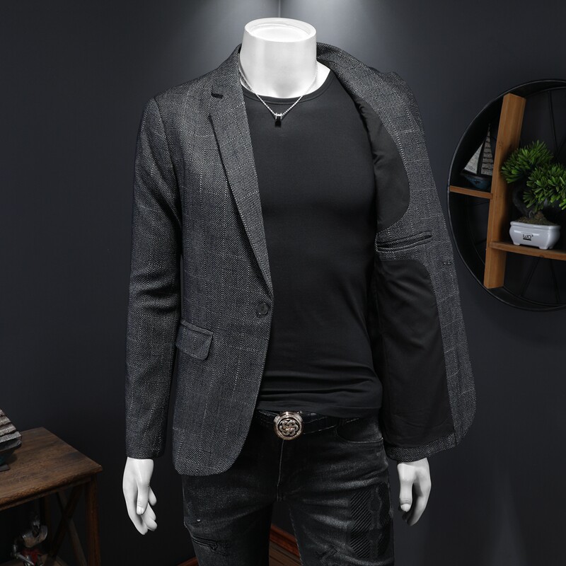 2025秋款男士修身西装电商D252-1107P170假模,男装西服套装,电商D252
