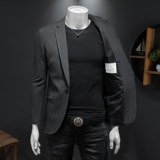 2026男士修身西服-电商D252-10029P165假模，男装西服，电商D252