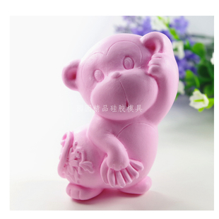 手工皂香皂石膏牛油蛋糕慕斯冰淇淋模具食品级硅胶十二生肖猴子