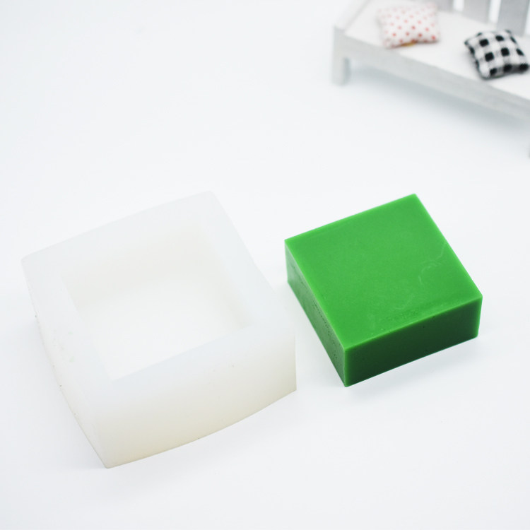 镜面正方形手工皂肥皂香皂模马赛皂家事皂水滴胶石膏香薰硅胶模具