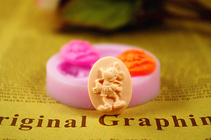 迷你米老鼠翻糖饼干巧克力模具生日蛋糕装饰模具烘焙工具硅胶模具,厨房/烹饪用具,烘焙模具,淘宝优惠券,粉丝福利购,淘宝优惠卷