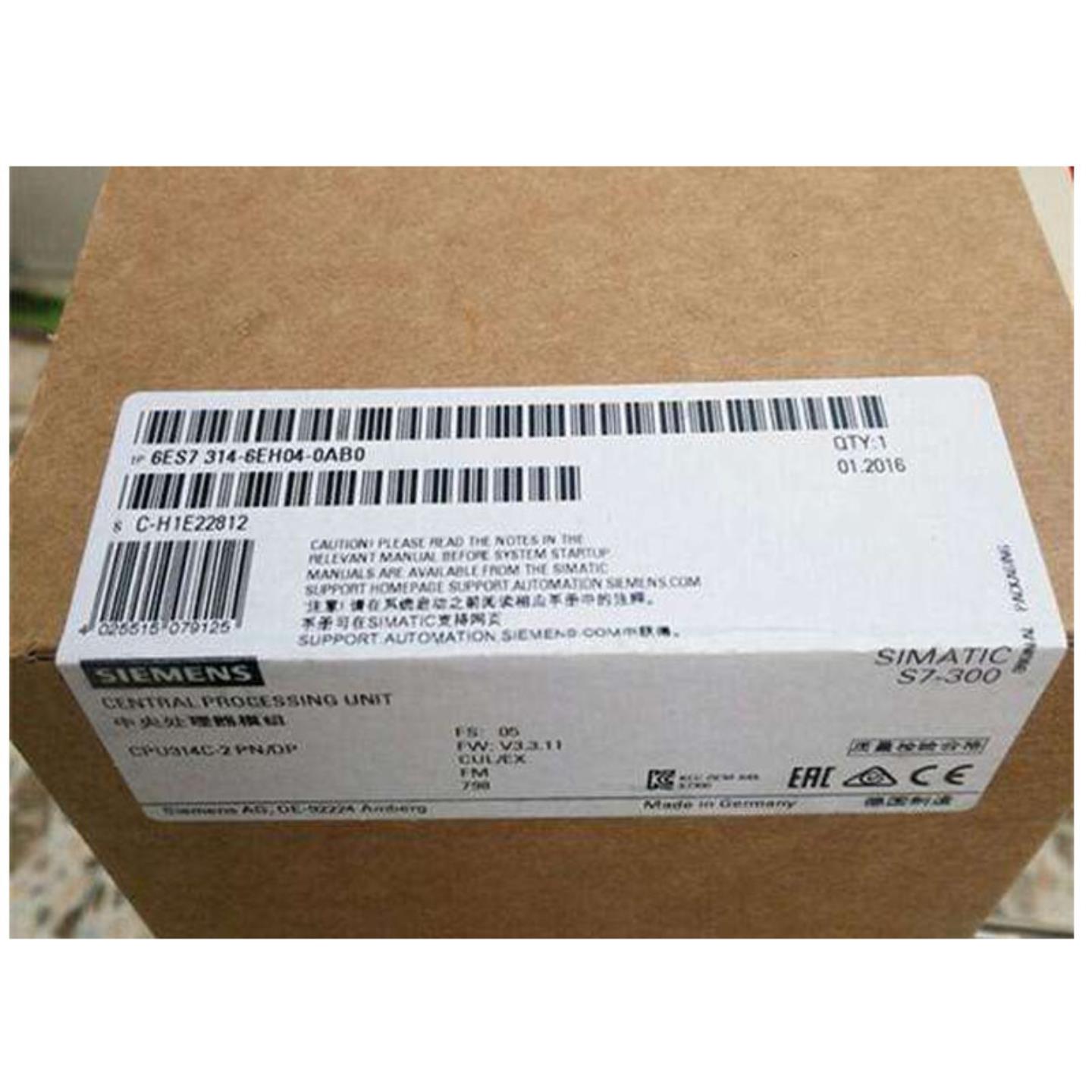 6ES7314-6EH04-4AB2西门子CPU 314C-2PNDP 6ES73146EH044AB2全新