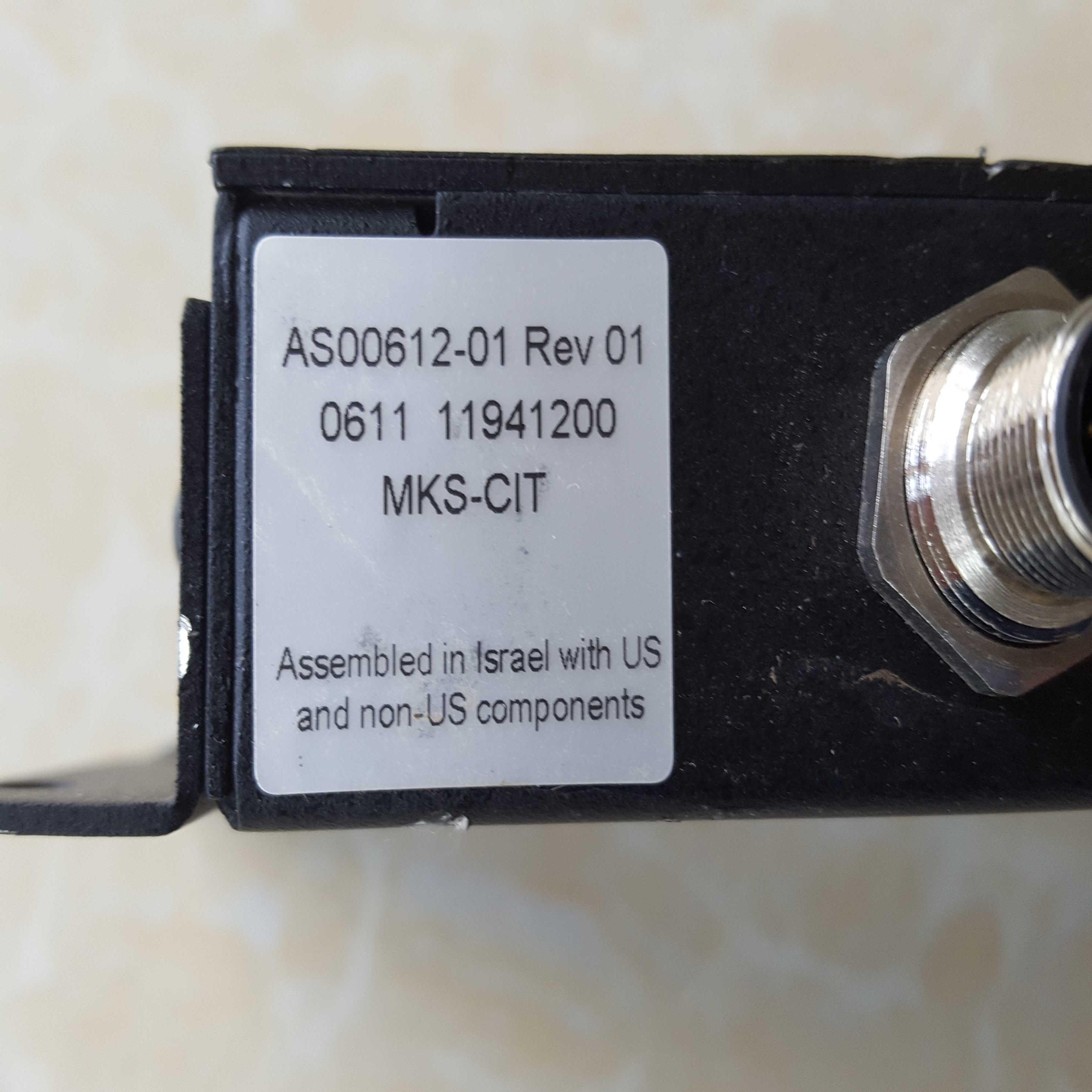 MKS真空计控制器  AS06612-01 Rev O10611  11941200  Mks-CIT