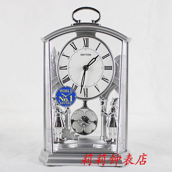 RHYTHM 일본 LISHENG 시계|패션 책상 시계 창조적 인 거실 책상 시계|침묵 책상 시계 4RP796