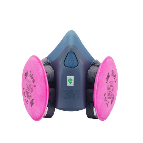 3M工业焊接烟面罩粉尘防尘面具