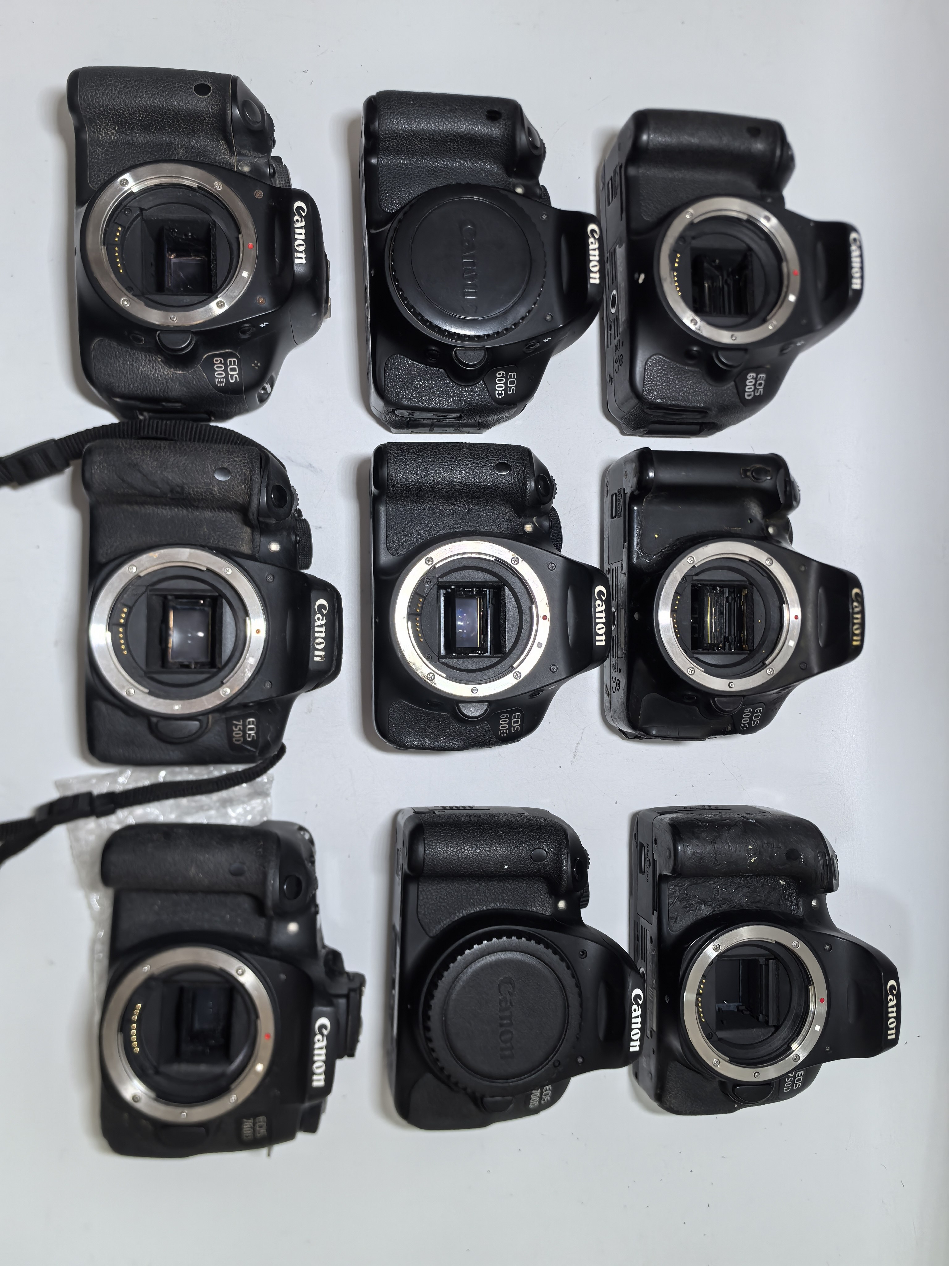 坏的二手单反相机佳能EOS600D 700D 650D  60D 70D 报废
