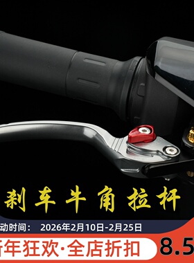 JCGK刹车牛角拉杆适用于九号Q系车型Q380C改装竞技六段可调二指刹