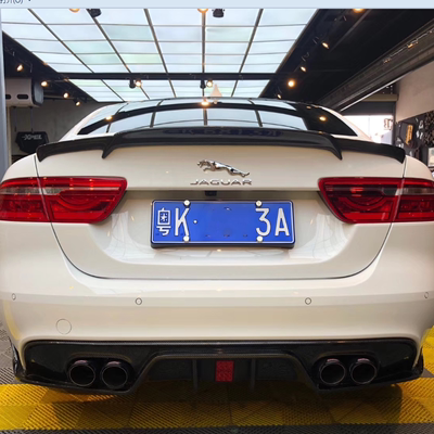 捷豹XEL改装碳纤aspec尾翼压亦扰