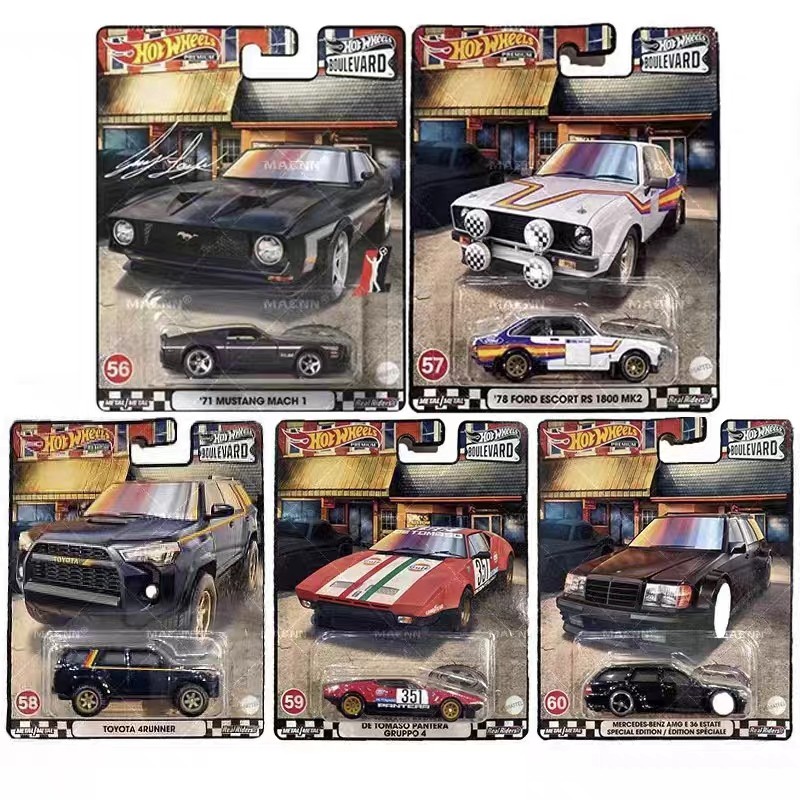 HOTWHEELS 가든 루트 12 메르세데스-벤츠 E36 도요타 4RUNNER 머스탱 포드|GJT68