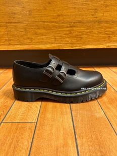 Mary 女 Jane马丁博士增高皮双卡扣低帮公主鞋 Bethan Dr.Martens