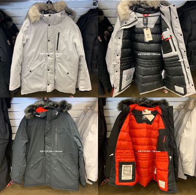 添柏岚parka保暖带帽羽绒服毛领