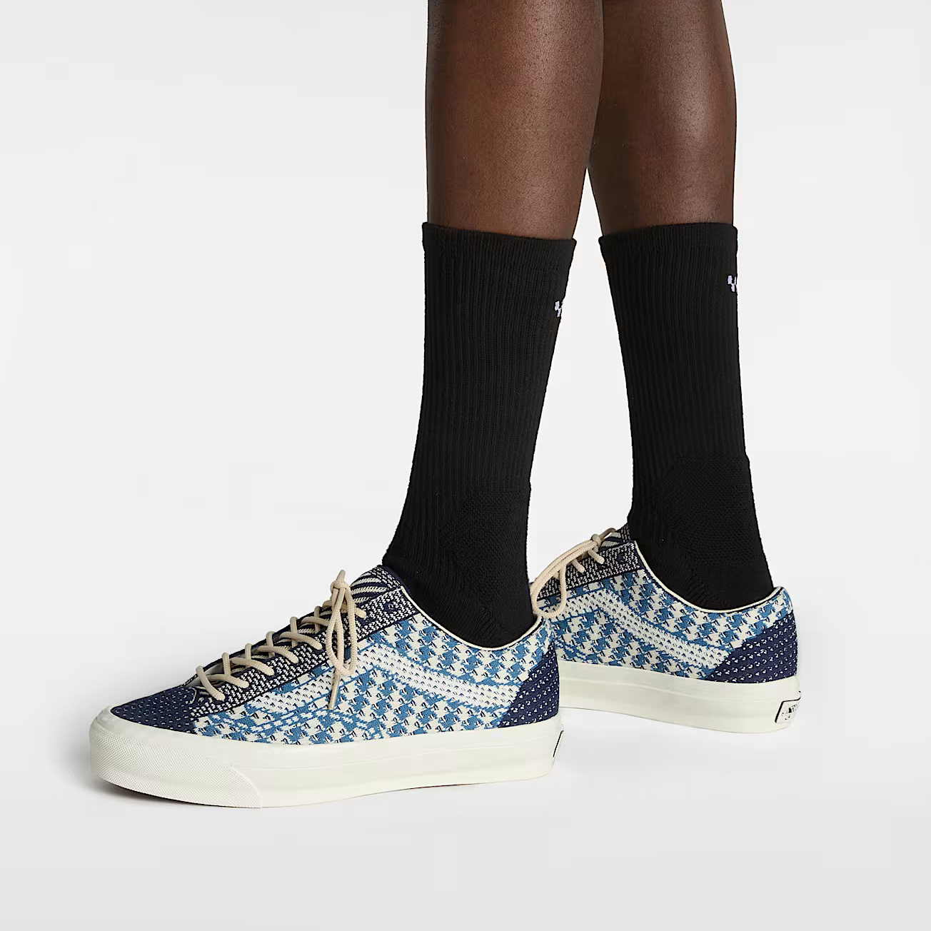 男女VANS范斯Vans LX Old Skool 36 EK STV Navy编制限量海军蓝