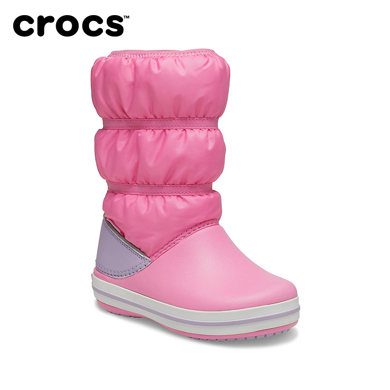 Crocs男童卡骆驰女童冬靴卡骆班冬日儿童暖靴轻便雪地靴|206550