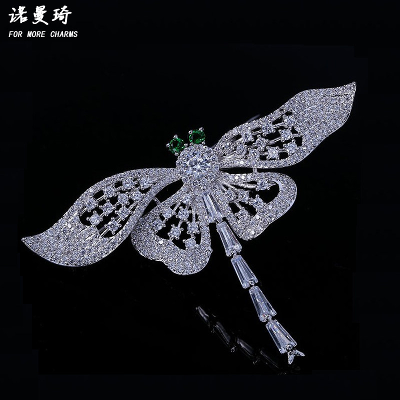 Broche femme en Zircon diamant - Ref 1171075 Image 3