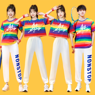 啦啦队服装女时装成人学生跳舞啦啦操套服爵士舞服韩版女团演出服