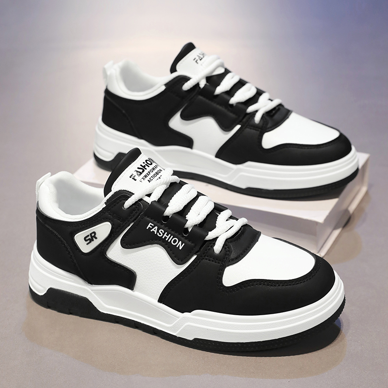 男鞋2025冬季新款板鞋男士百搭休闲鞋韩版透气运动鞋低帮小众潮鞋