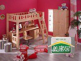 长沙二层床实木家具定做家具定做床，定做高架电脑桌组合床
