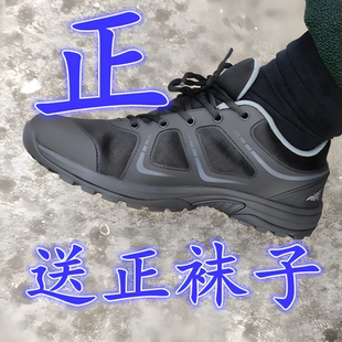 越野跑步运动鞋 男黑色3515体能作训跑鞋 大虎体能跑步训练鞋 新式