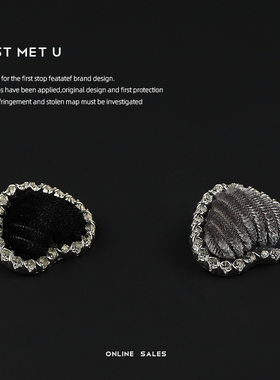 Manual◆爱心包布金属纽扣小香名媛风装饰扣粗花呢大衣百搭款扣子