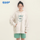 云朵工厂不打小孩圆领套头卫衣oversize原创设计宽松卫衣小清新