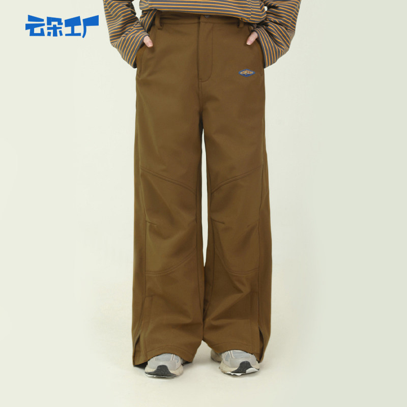 云朵工厂分割加绒伞兵裤