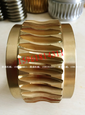 无锡明鑫机床产M10100蜗轮蜗杆 94铜 模数 4/4.5/5 无心磨床配件