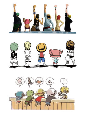 海贼王路飞印花衣服热转印烫画