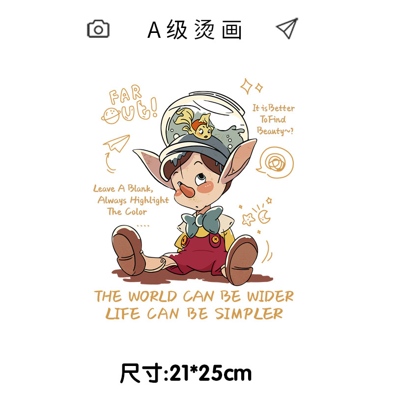 潮牌卡通复古大耳朵匹诺曹T恤卫衣印花新款热转印过粉柯式烫画,纺织面料/辅料/配套,烫画/烫图/烫钻,淘宝优惠券,粉丝福利购,淘宝优惠卷