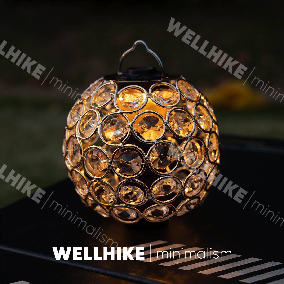 探野者适配GoaZro水晶灯罩灯户外露营帐篷灯笼D灯光影灯罩配件