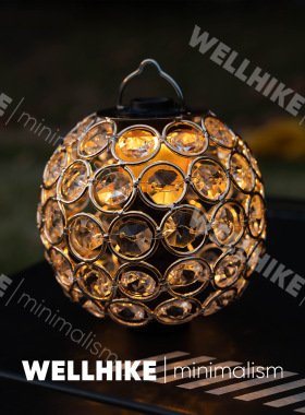 探野者适配GoaZro水晶灯罩灯户外露营帐篷灯笼D灯光影灯罩配件